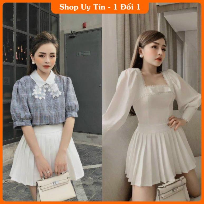 [GIÁ TỐT] CHÂN VÁY DẬP LY 1 TẦNG XINH -IB | BigBuy360 - bigbuy360.vn