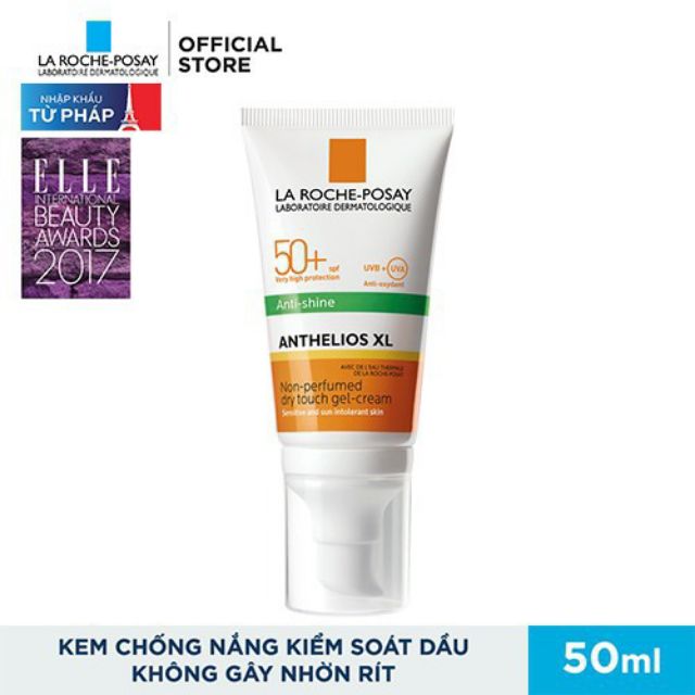 Kem chống nắng La roche posay XL Dry Touch Gel cream 50ml