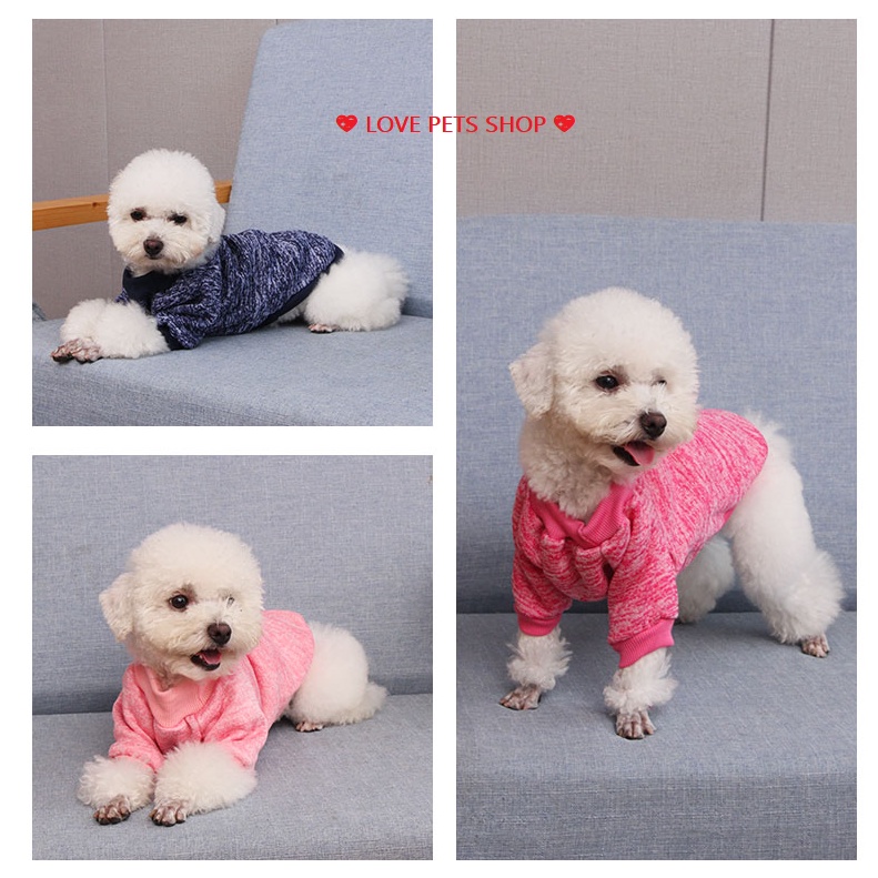 ÁO CHO CHÓ MÈO, THỜI TRANG THU ĐÔNG CHO THÚ CƯNG (MẪU MỚI) -  LOVE PETS SHOP