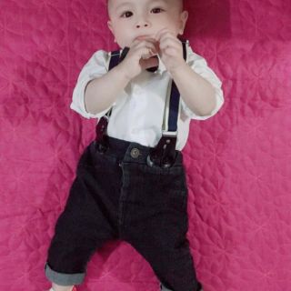 Set công tử cao cấp kèm đai, nơ bé traio