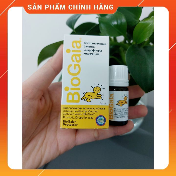 Men vi sinh Biogaia Protectis HÀNG NỘI ĐỊA men tiêu hóa chính hãng cho bé mẫu mới