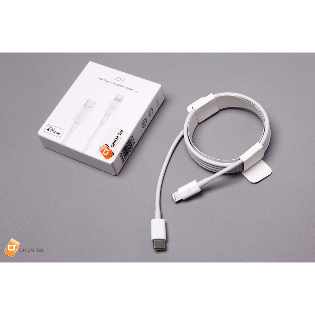 Cáp sạc nhanh PD USB-C to Lightning ZMI AL870 1M