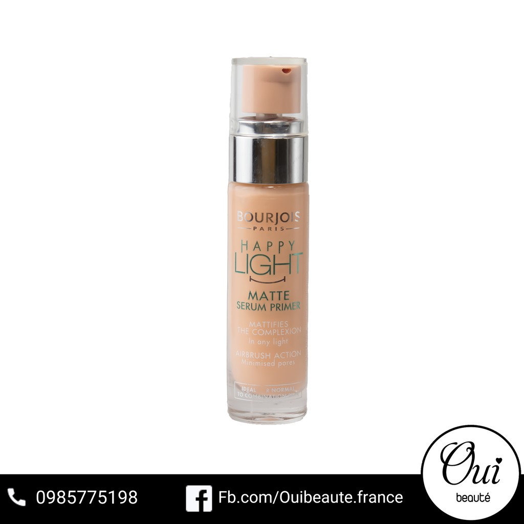 Kem lót siêu lì Bourjois Happy Light 15ml Ouibeaute | BigBuy360 - bigbuy360.vn