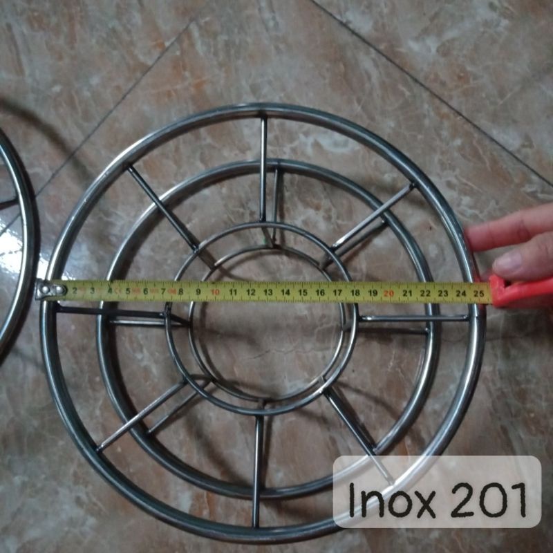 GUỒNG inox 304, Guồng cuốn dây diều. Sẵn sz D20-25-30-35cm