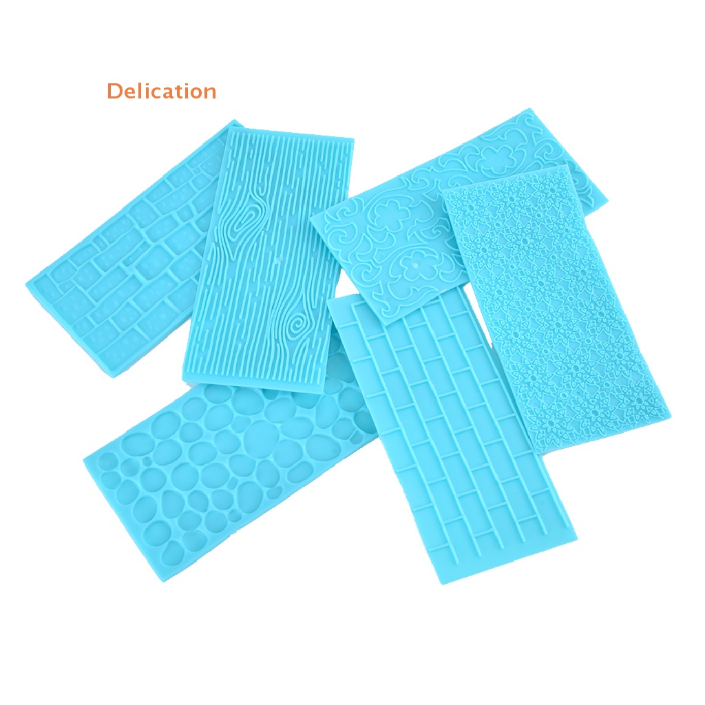Set 6 Con Dấu Gốm Hình Chữ Nhật Chạm Khắc Mô Hình