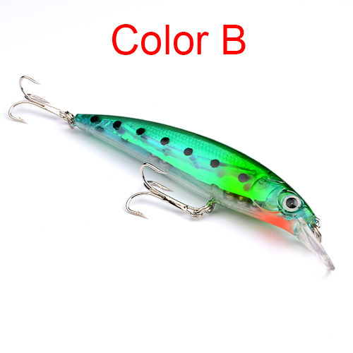 Mồi câu cá giả bằng nhựa mắt 3D 8.2cm/7.3g có móc 0.6-1.8m