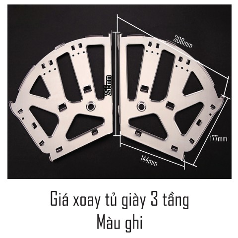 Phụ kiện tủ giày/ giá xoay tủ giày 3 ngăn-2 ngăn- 1 ngăn