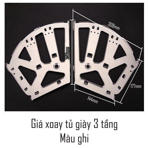 phụ kiện tủ giày/ giá xoay tủ giày 3 ngăn-2 ngăn- 1 ngăn