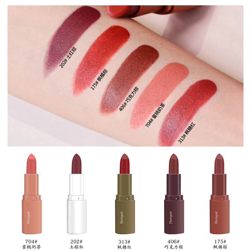 [Hàng mới về] Bộ 5 Son Môi Mini Dưỡng Ẩm Không Dính Cốc Màu Macaron | BigBuy360 - bigbuy360.vn
