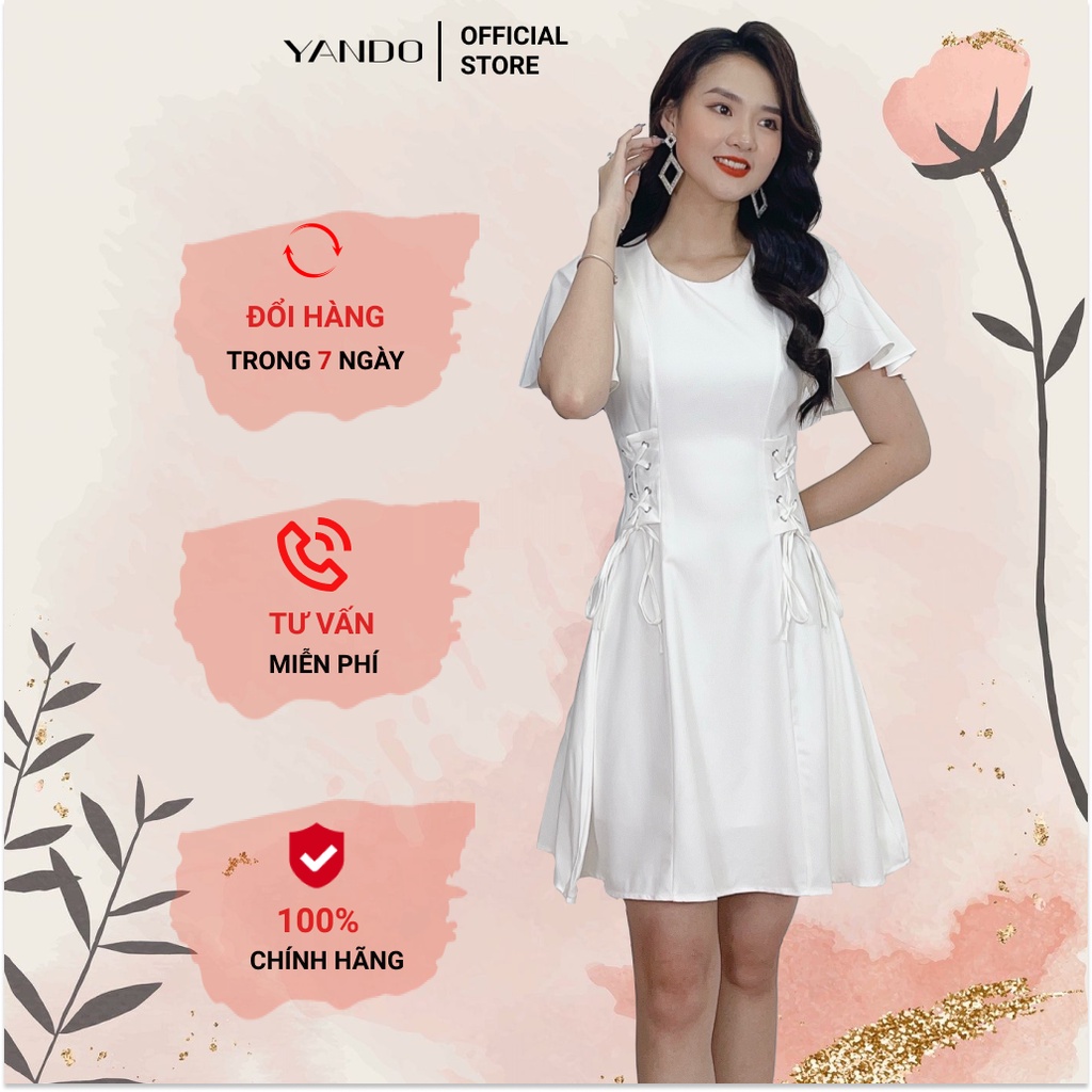[Ảnh thật] [Chính hãng] Đầm mắt cáo YANDO DA41