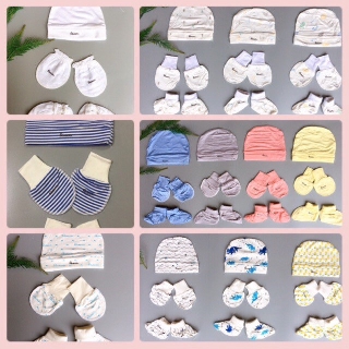 Set mũ + bao chân + bao tay Avaler sợi tre