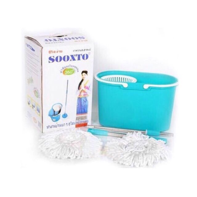 Bộ chổi lau nhà thái lan 360 độ sooxto siêu sạch