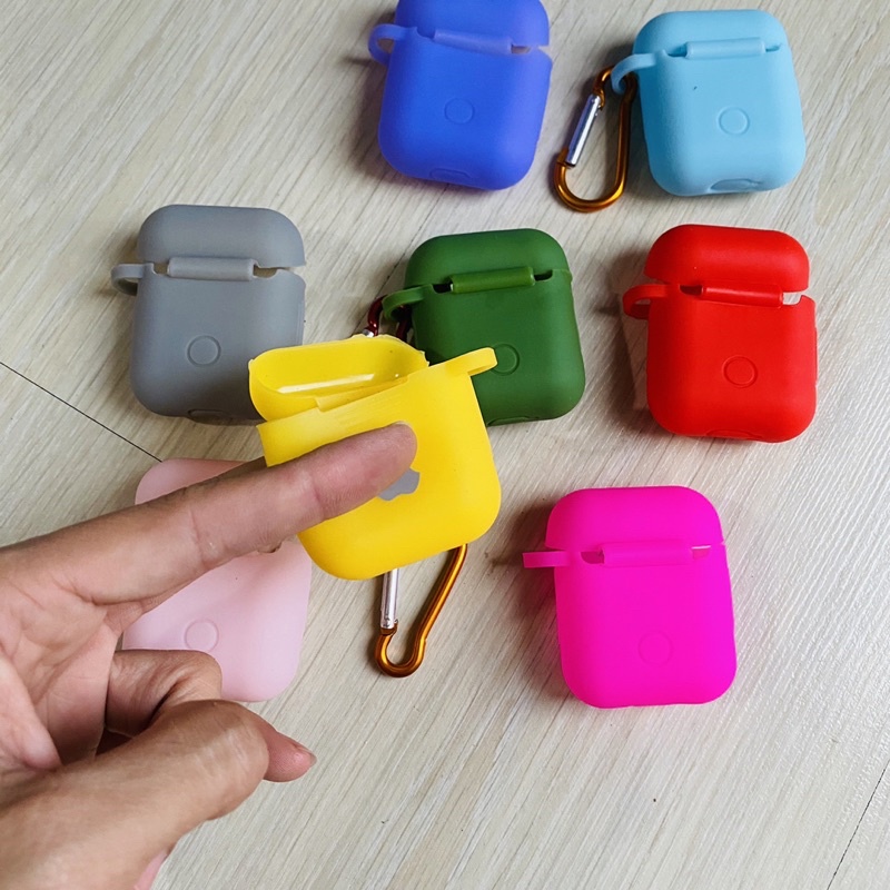 bao đựng ai pod 1/2 silicon đủ màu kèm móc khoá