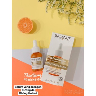 Serum chống lão hóa Balance gold Collagen đủ bill Anh 30 mil