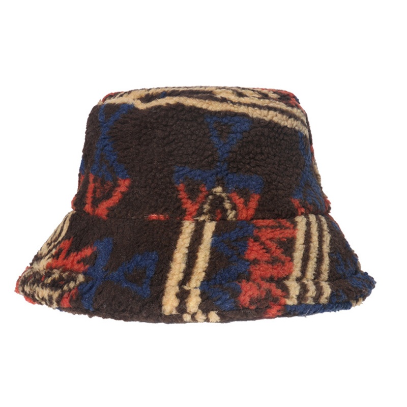 Mũ Tai Bèo Phủ Lông Cừu Giữ Ấm Phong Cách Dân Tộc Cổ Điển Thời Trang Thu Đông Dành