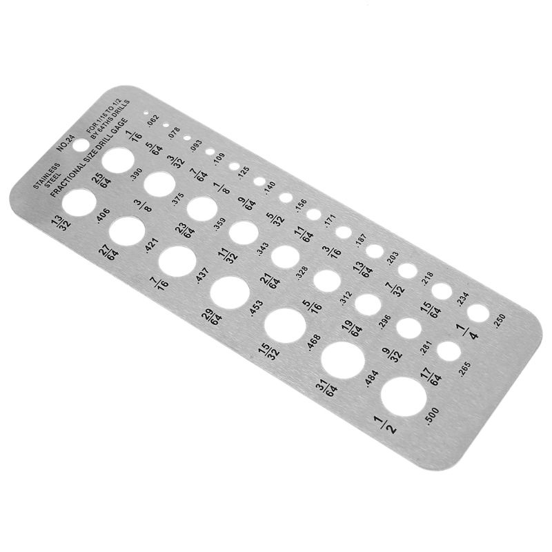 Bộ 29 Mũi Khoan Bằng Thép Không Gỉ Chuyên Dụng Cho 1 / 16 Đến 1 / 2 by 64ths