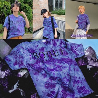 Áo thun BOBUI tiedye tím limited