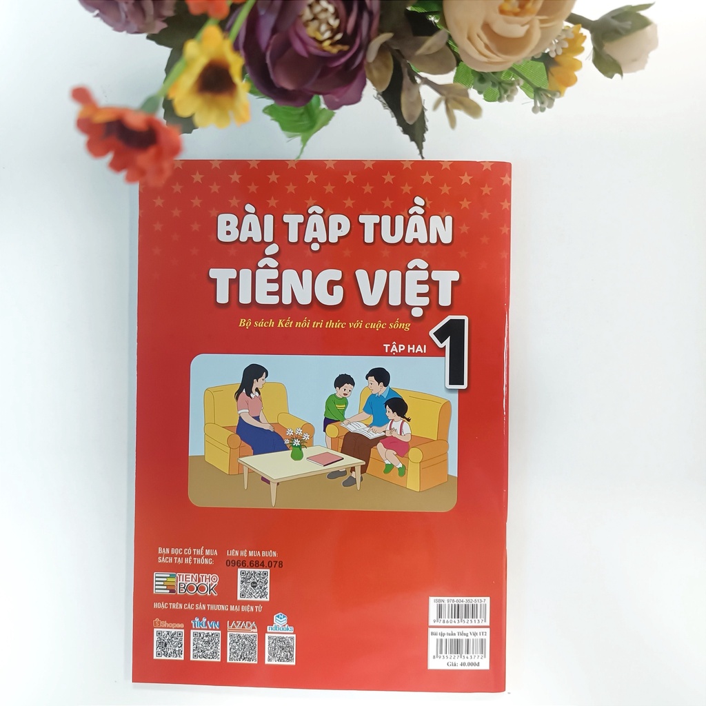 Sách - Bài Tập Tuần Tiếng Việt Lớp 1 - Bộ Sách Kết Nối - ndbooks