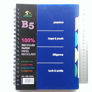 Sổ lò xo B5 bìa nhựa cứng cao cấp