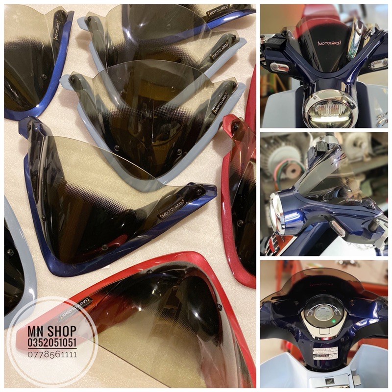 🧡 kính chắn gió dán Super Cub 125