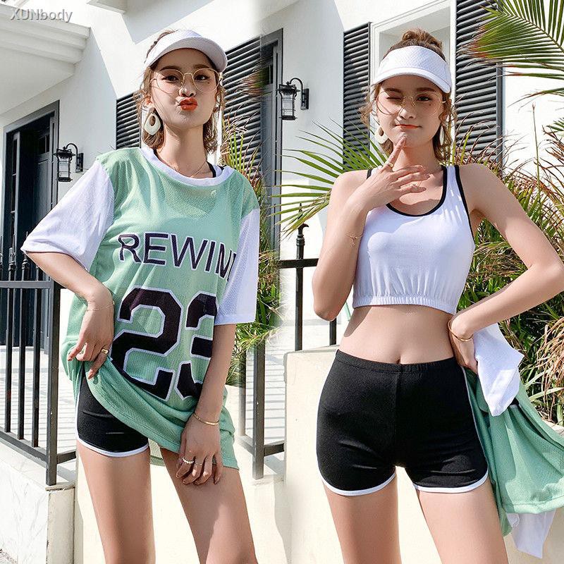 Bộ Đồ Bơi Ba Mảnh Che Phủ Bụng Vải Mỏng Thời Trang Cao Cấp