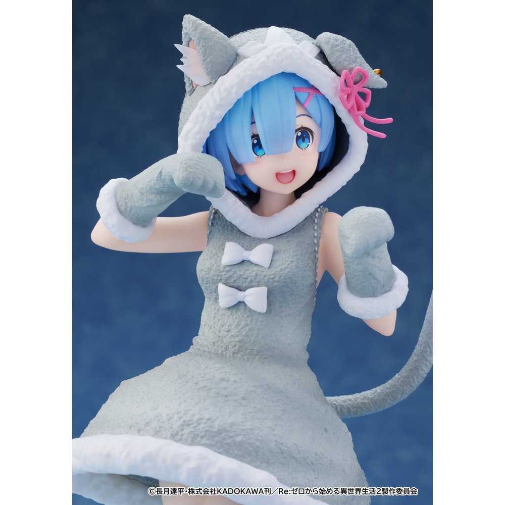 Mô Hình Figure Nhân Vật Anime Re:Zero kara Hajimeru Isekai Seikatsu, Rem, Coreful Figure, Puck Image ver. (Taito)