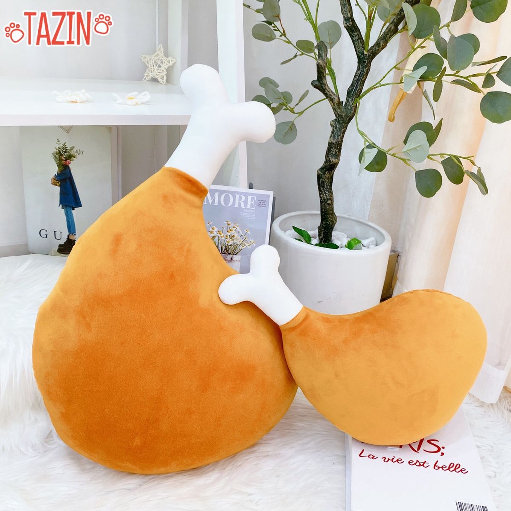 Gấu Bông Đùi Gà Màu Nâu Dễ Thương, Gấu Bông Tazin Cao Cấp