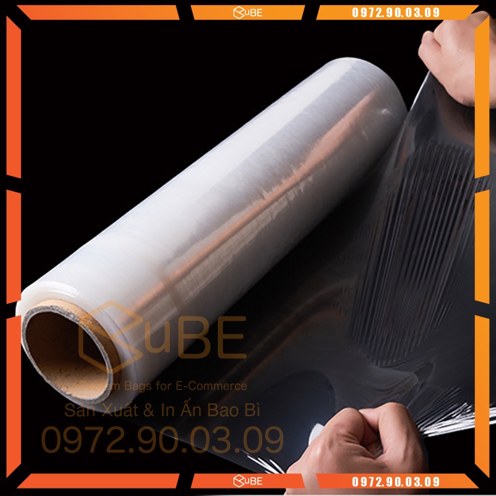 Màng PE Cao Cấp Lõi Giấy Mỏng - PE Stretch Film - PE Zin 100 %