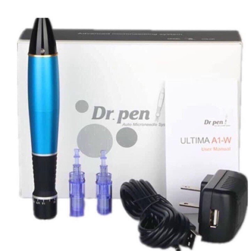 combo máy dr pen tích điện + 10 nano