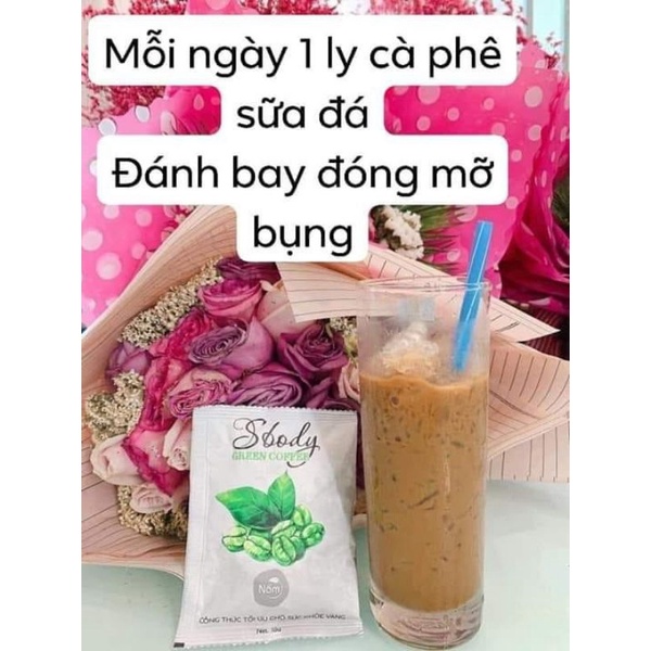 [1 gói uống thử] Cà phê Sbody Green coffee chính hãng