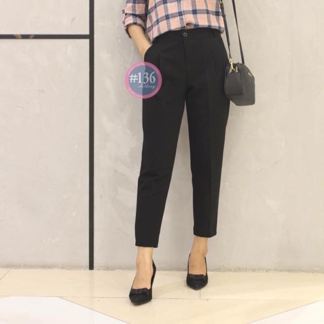Quần vải baggy