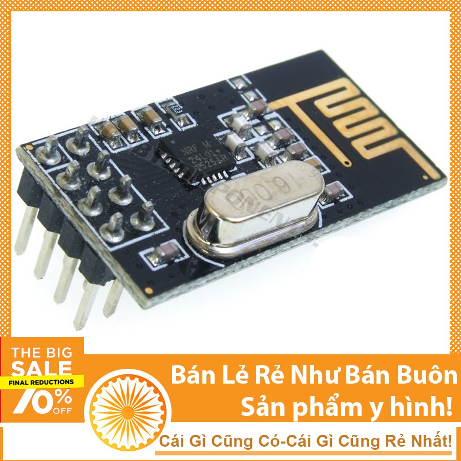 Module Thu Phát Sóng RF nRF24L01 2.4GHz 8 Pin