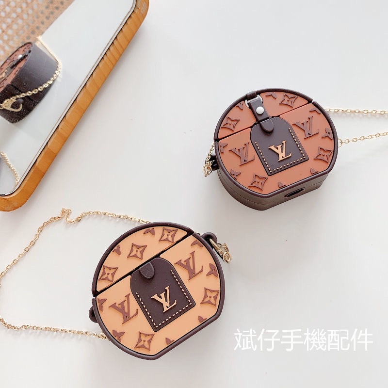 Vỏ Bảo Vệ Hộp Sạc Tai Nghe Họa Tiết  Sang chảnh 2 màu kiểu Túi đeo chéo Cho Airpods 1  Airpod 2 Airpod Pro