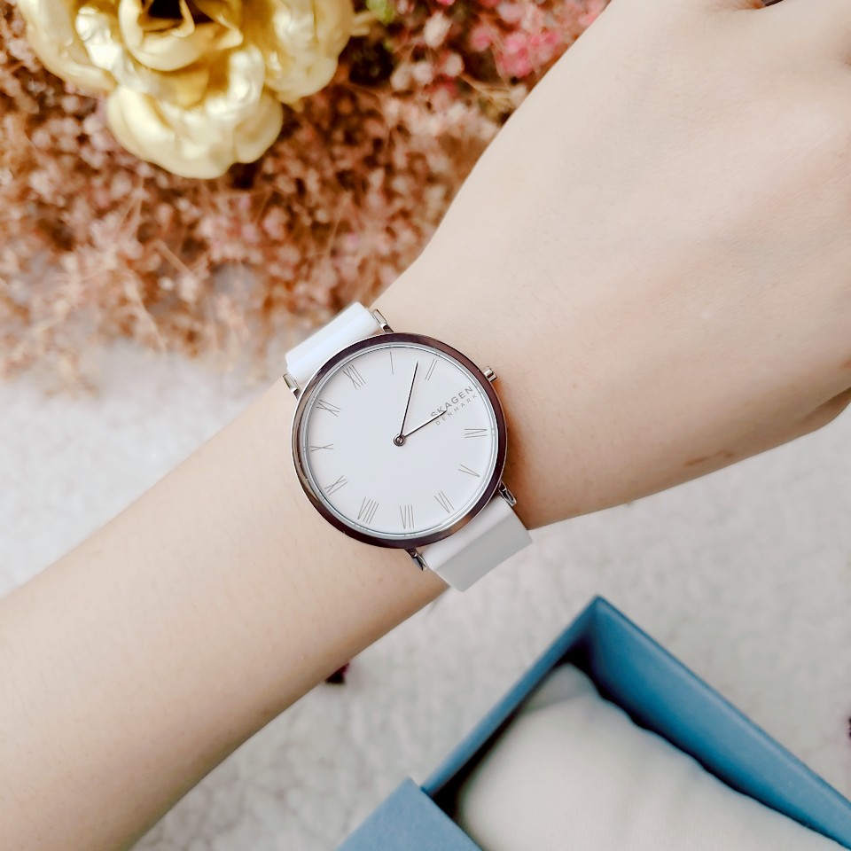 Đồng hồ nữ Skagen SKW2879 trắng tinh khôi