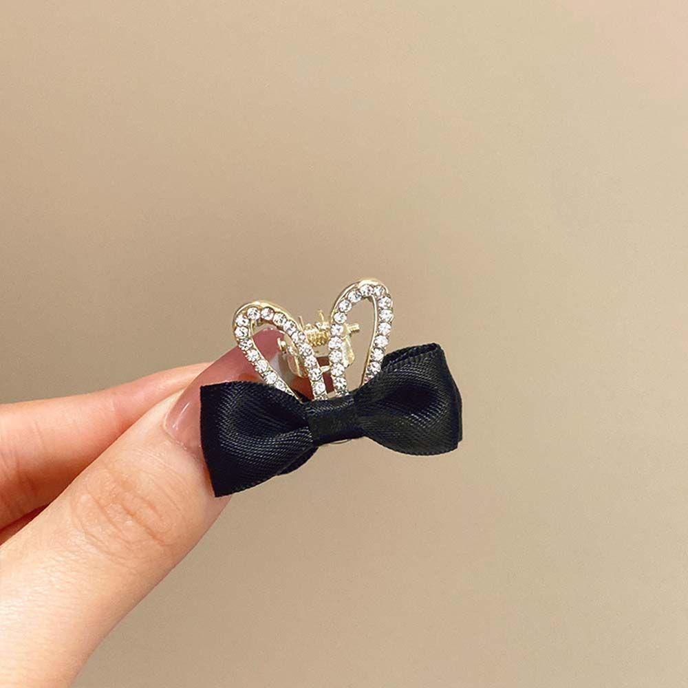 Kẹp Tóc Mini Đính Nơ Tai Thỏ MOCHO Thời Trang Cho Nữ|Kẹp Tóc Công Chúa Lấp Lánh