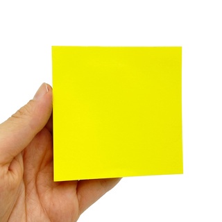 Giấy ghi chú - Note cute văn phòng phẩm UNC 100 tờ / tập màu vàng - văn phòng phẩm HOKAMI STORE