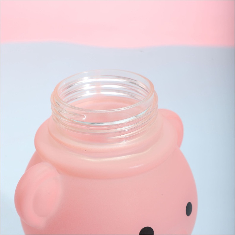 Bình gấu chuyển màu dễ thương 800ml - có tặng kèm sticker dán