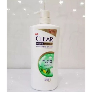 (HCM) Dầu gội Clear bạc hà 880g