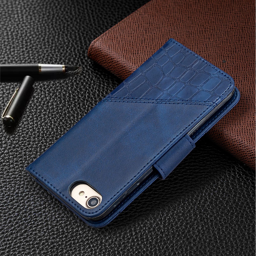 Ốp lưng da gập cho iPhone 8 Plus iPhone 7 Plus iPhone 6 6S Plus