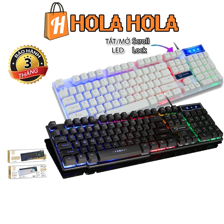 Bàn phím game thủ giả cơ Divipard GK-50 LED Rainbow