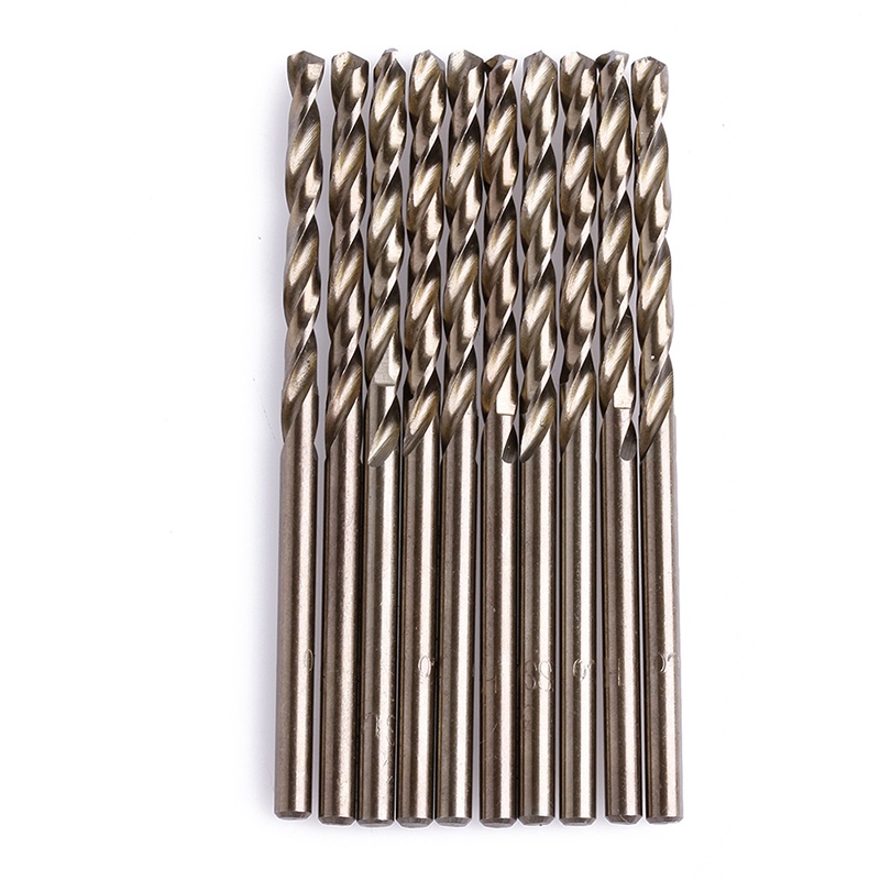 Bộ 10 Mũi Khoan Xoắn Mini Bằng Thép Tốc Độ Cao Dùng Khoan Lỗ