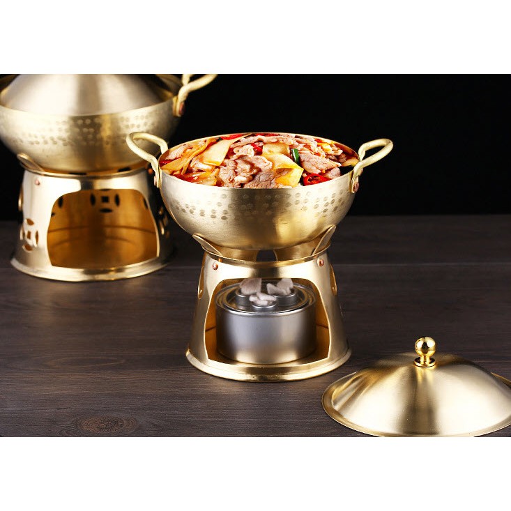 Nồi lẩu đồng sâu lòng dùng cồn Xiangfu XF011
