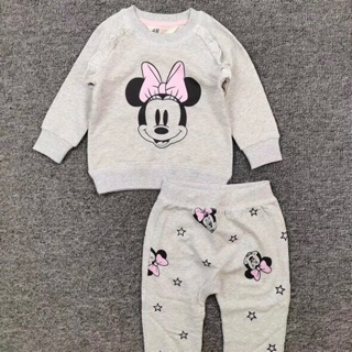 Bộ nỉ da cá nẫu minnie và mèo