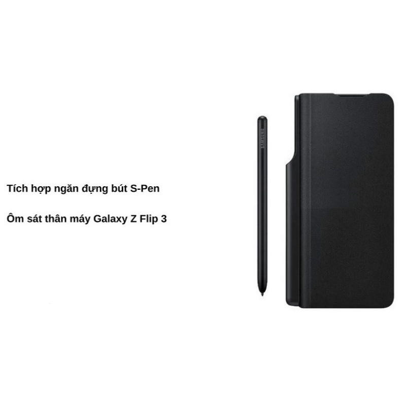 Bao da Samsung Galaxy Z Fold 3 Flip Cover kèm bút S Pen Hàng chính hãng