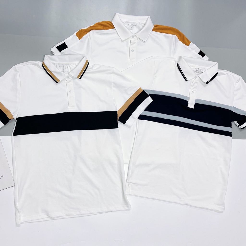 Áo polo nam cổ bẻ phối 3 màu siêu hot chất vải cá sấu Cotton xuất xịn,chuẩn form, sang trọng - thanh lịch TB035