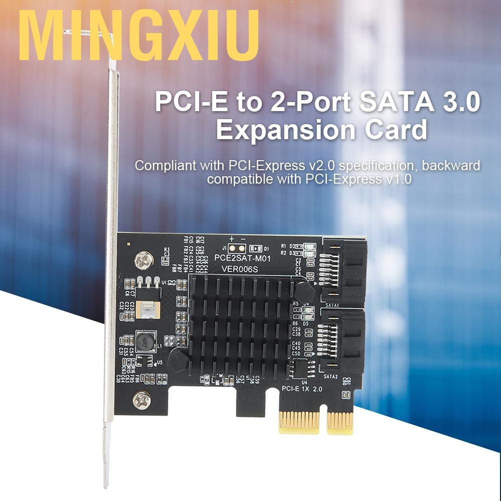 Card Mở Rộng 2 Cổng Pci-e Sang Sata 3.0 Ahri 1.0 Ide 6gbps Fo