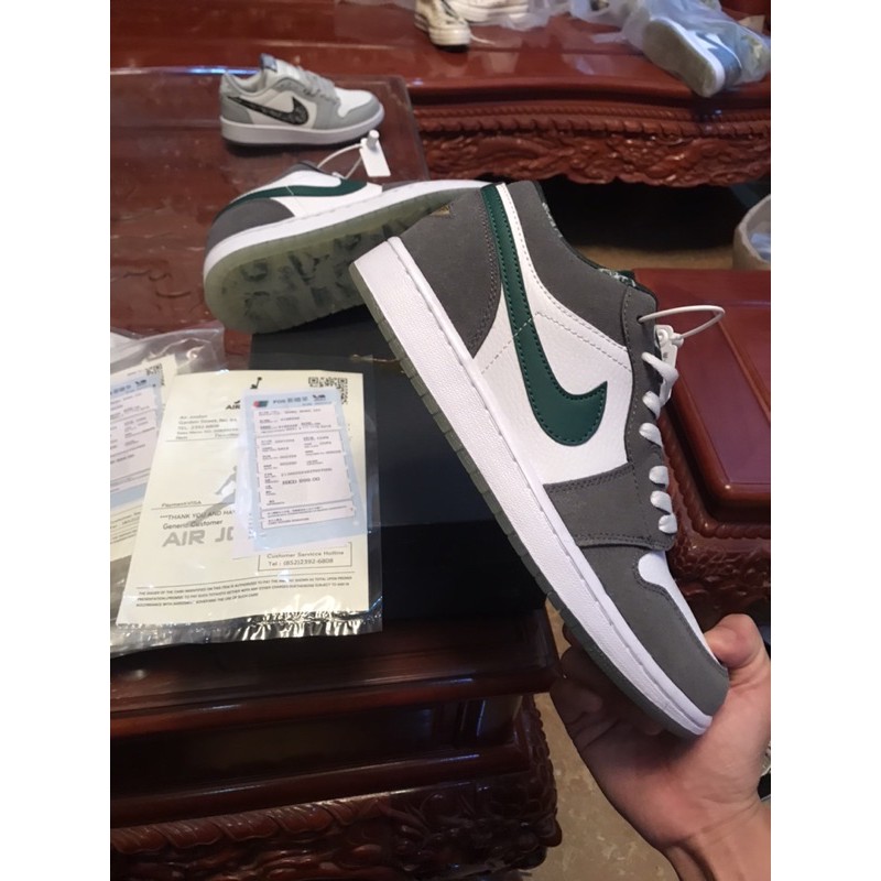 [Mã FAGREEN245 giảm tới 30K đơn 99K] [Free-Ship] Giày thể thao jordan 1 thấp đen xám cao cấp. Xám Khói Thấp. | BigBuy360 - bigbuy360.vn