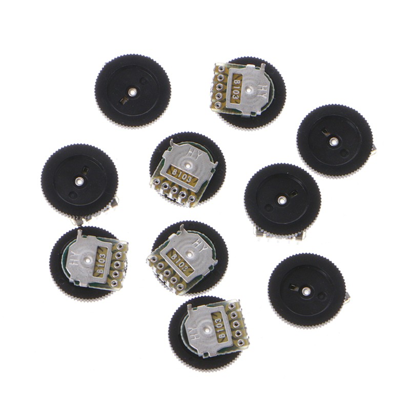 10 chiết áp dòng điện 2 chiều b103 16x2mm 10K Ohm