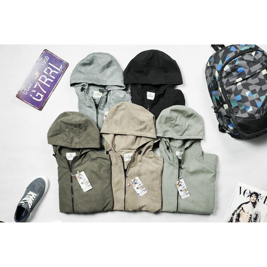 Áo khoác nhẹ da lộn AKG20205 | BigBuy360 - bigbuy360.vn