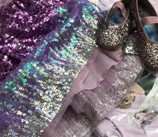 Váy élsa H&M đính sequin lấp lánh